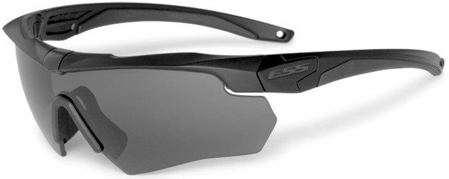 ESS Crossbow 3LS Safety Glasses Kit with Black Frame and Clear, Gray and Yellow Lenses