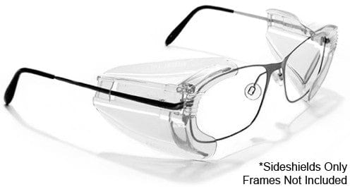 Safety Optical B22 MHS Slip-On Sideshields On Glasses