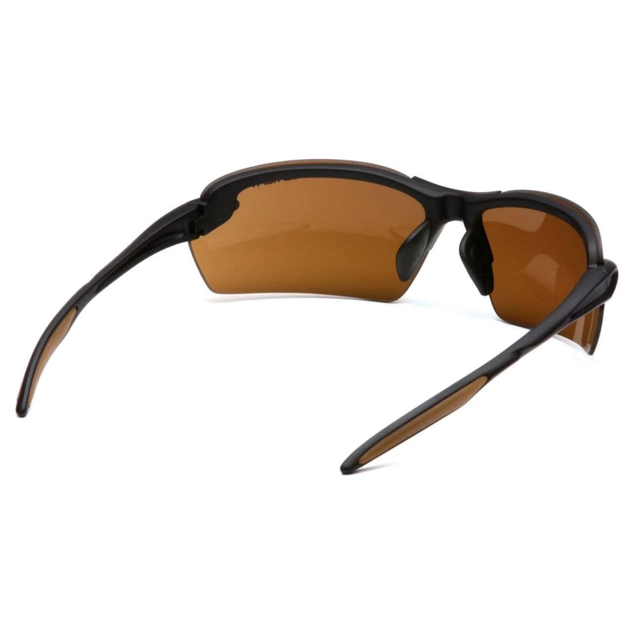 Carhartt Spokane Safety Glasses with Black Frame and Sandstone Bronze Lens CHB318D Inside