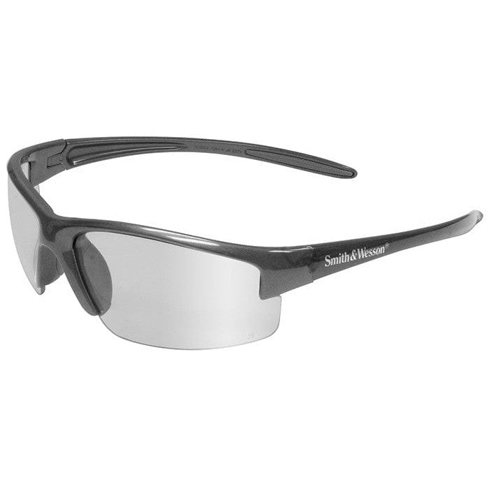 Smith & Wesson Equalizer Safety Glasses with Gun Metal Frame and Indoor/Outdoor Lens