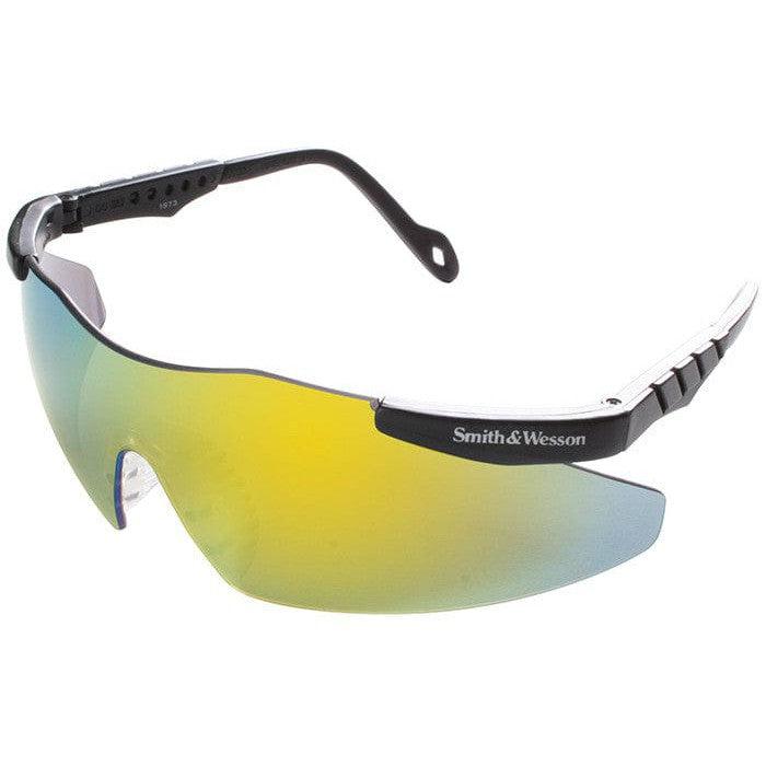 Smith & Wesson Magnum Safety Glasses with Gold Mirror Lens 19940