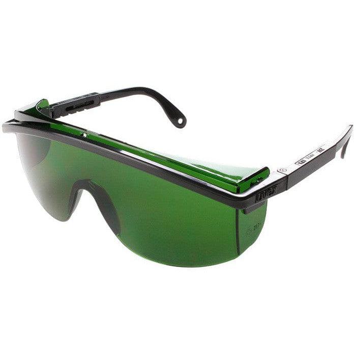 Uvex Astrospec 3000 Safety Glasses with Black Frame/Spatula Temples and Shade 3.0 Infra-dura UD Lens