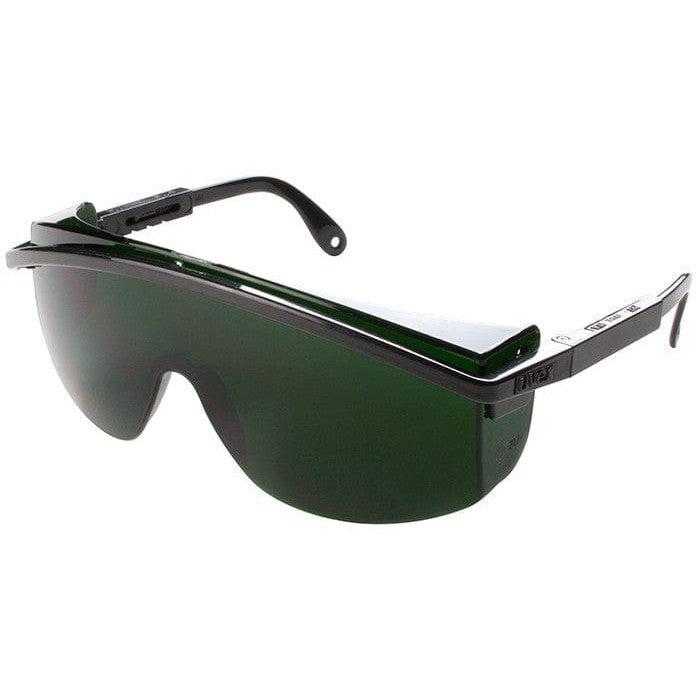 Uvex Astrospec 3000 Safety Glasses with Black Frame/Spatula Temples and Shade 5.0 Infra-dura UD Lens-S1112-Safety Glasses USA-1