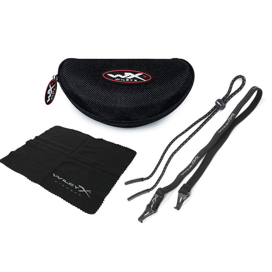 Wiley X Gravity Safety Sunglasses with Black Crystal Frame and Captivate Polarized Blue Mirror Lens CCGRA19 - Accessories