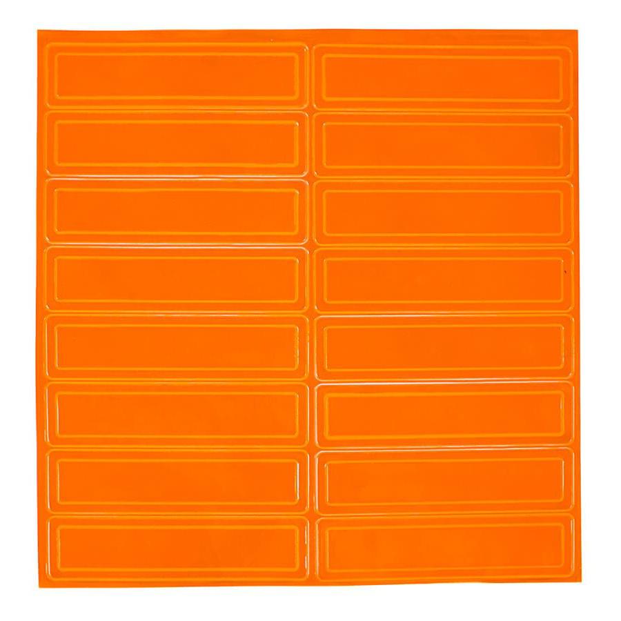 Pyramex Adhesive Reflective Strips for Hard Hats-Orange-HVRSOR-Safety Glasses USA-6