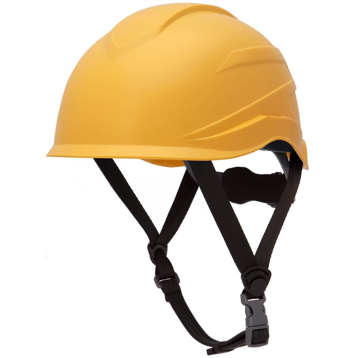 Pyramex Ridgeline XR7 Cap Style Hard Hat with 6-Point Ratchet Suspension-Yellow-HP76130-Safety Glasses USA-11