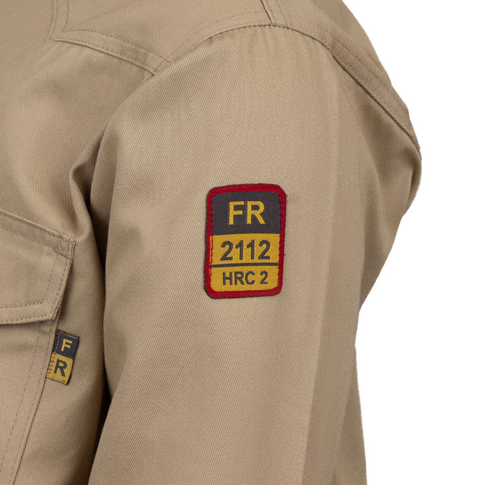 Just In Trend Flame-Resistant Western Style Two-Tone Shirt