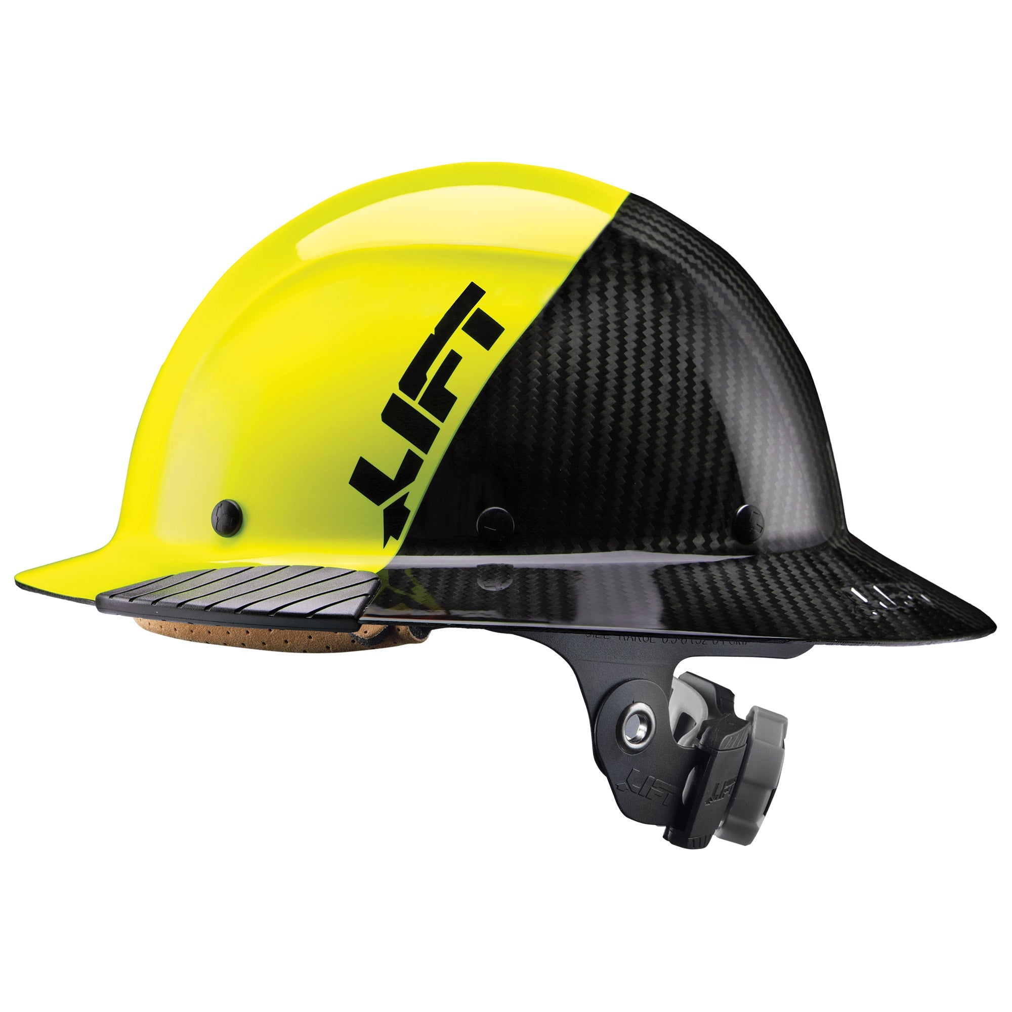 Lift Safety DAX Fifty 50 Carbon Fiber Full Brim Hard Hat