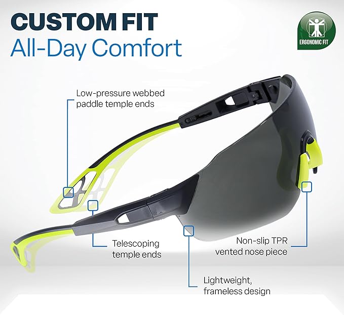 Bullhead Tetra Safety Glasses-Safety Glasses USA-5