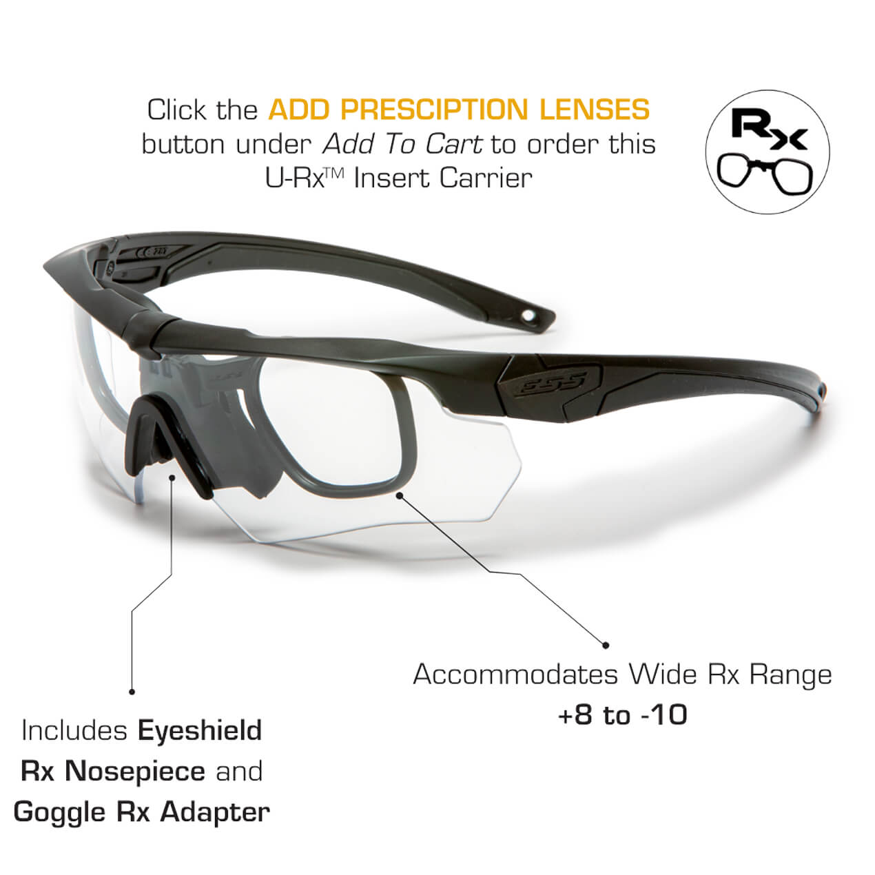 ESS/Oakley URx Prescription Insert - Safety Glasses USA