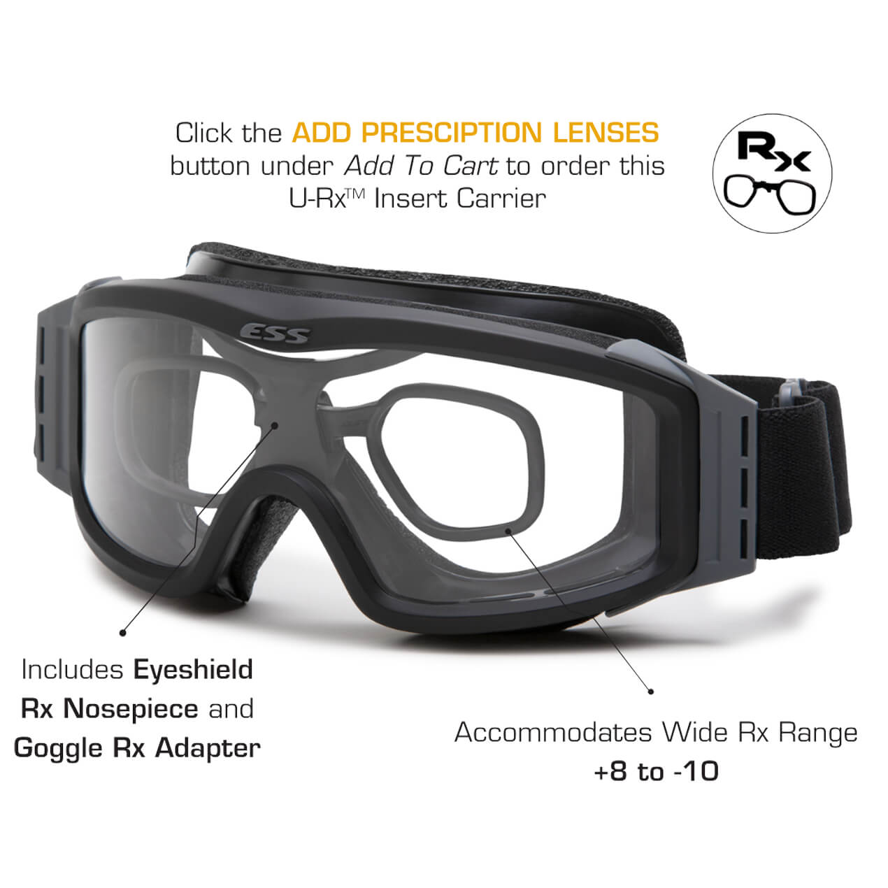 ESS/Oakley URx Prescription Insert - Safety Glasses USA