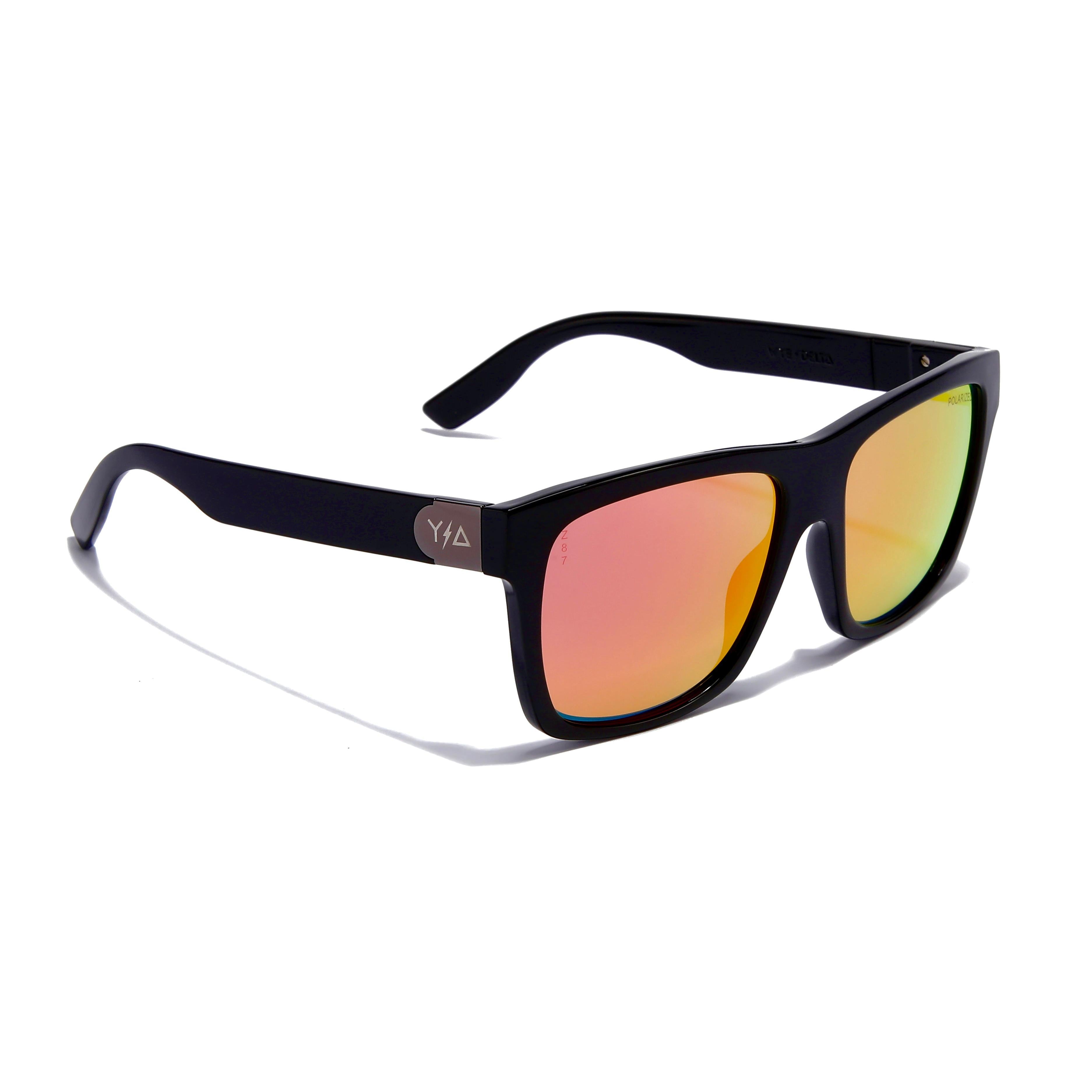 Wye Delta Z87 MADHOOK2.0 LR: Pink Revo Polarized Safety Glasses