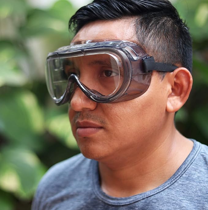 safety goggles smogon Encon 160 Series Indirect-Vent Goggle 2-59 Clear Anti-Fog Lens