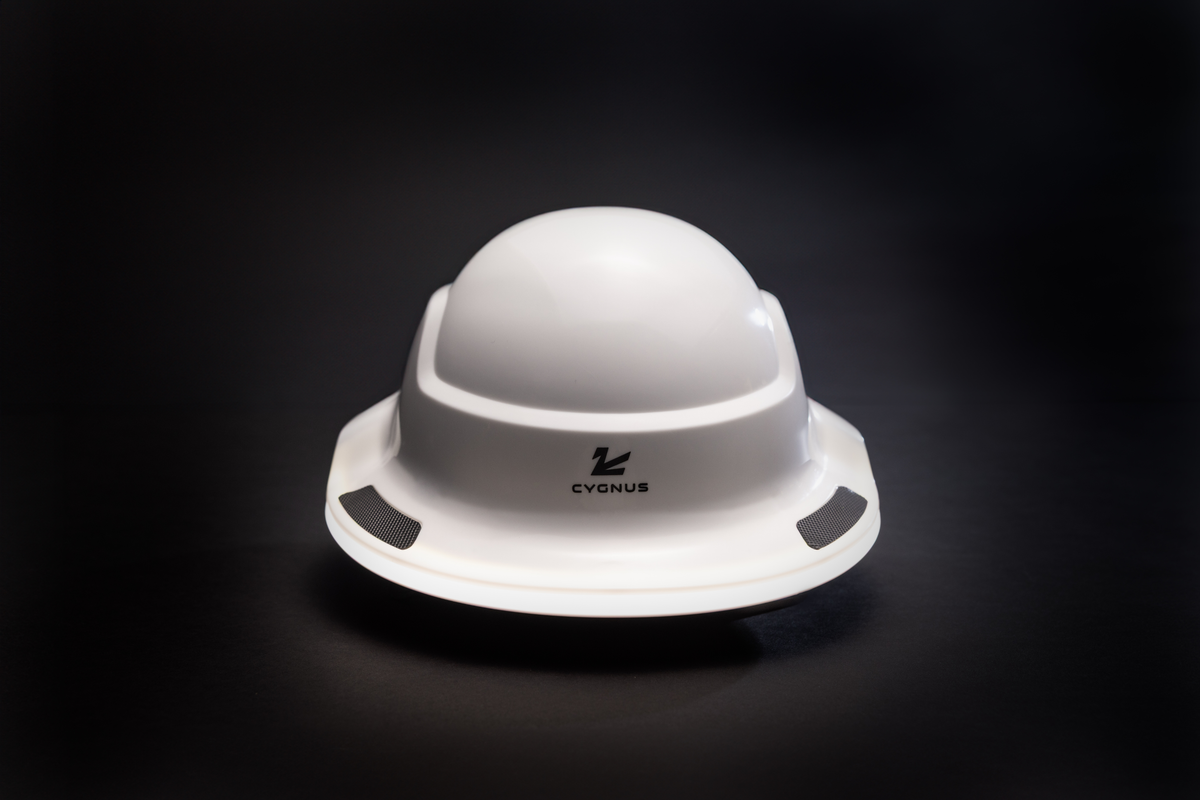 Cygnus 360 Full Brim Hard Hat with 360° LED Lighting, ANSI Certified