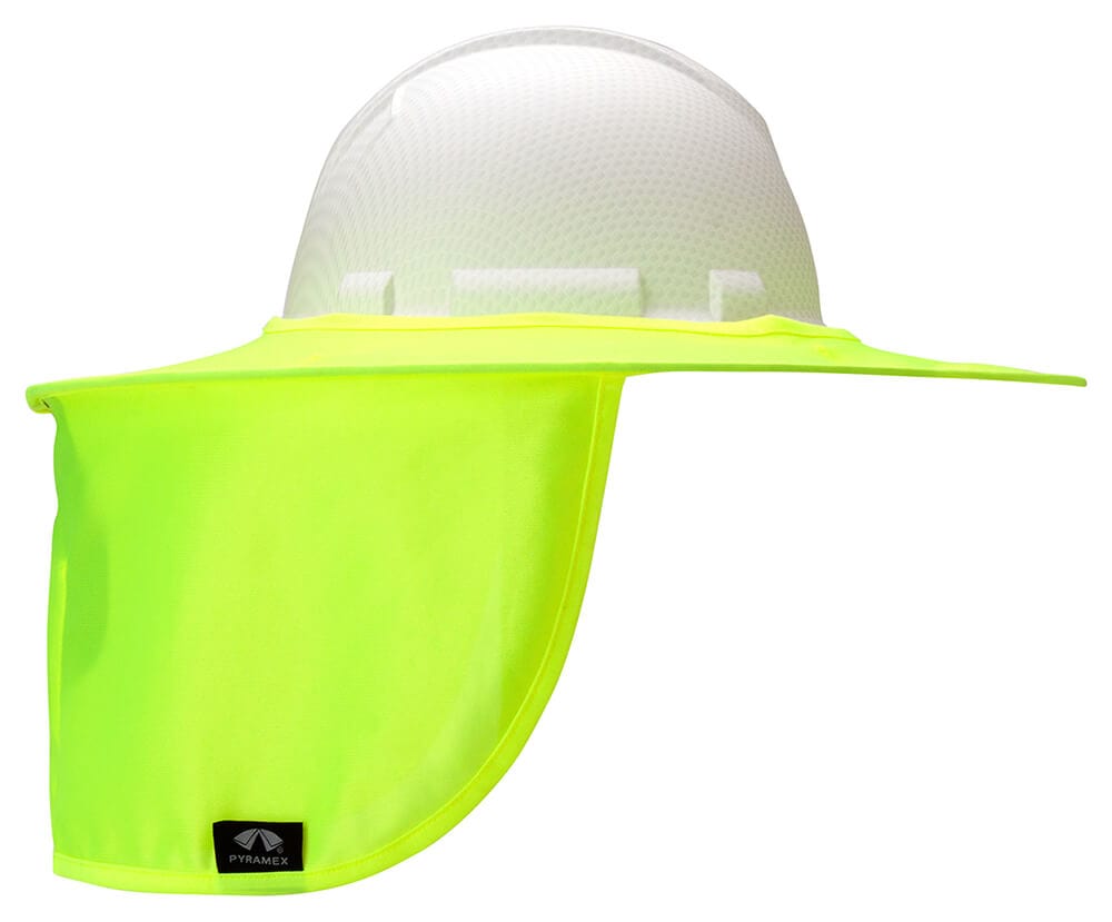 Pyramex HPSHADEC Collapsible Hard Hat Brim with Neck Shade