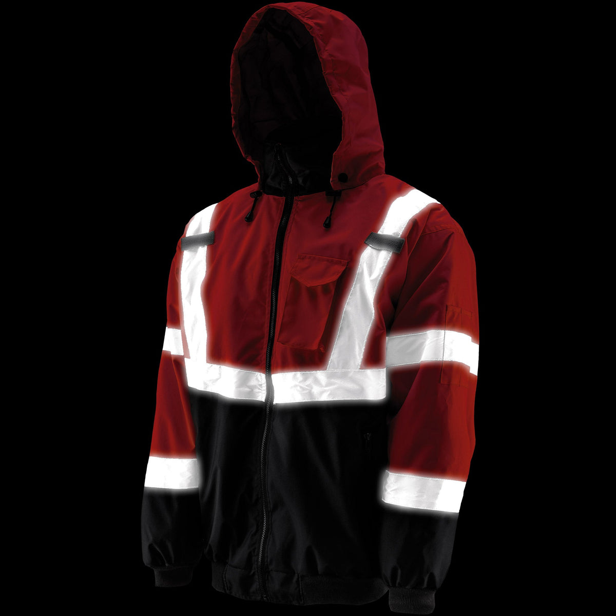 Lift Safety Hi-Viz Orange Bomber Jacket