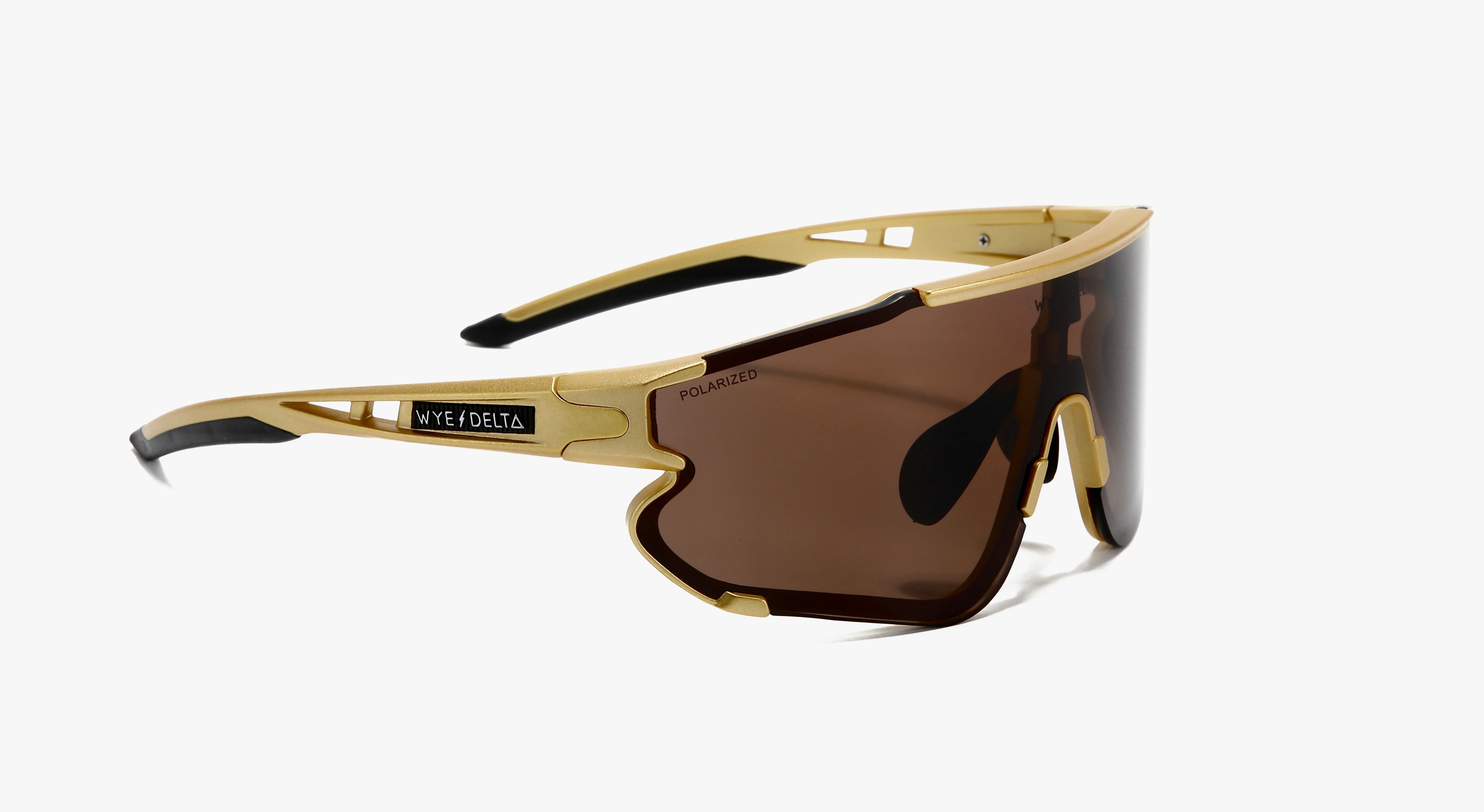 Wye Delta Z87+ Hi-Viz Matte Gold Polarized Safety Glasses