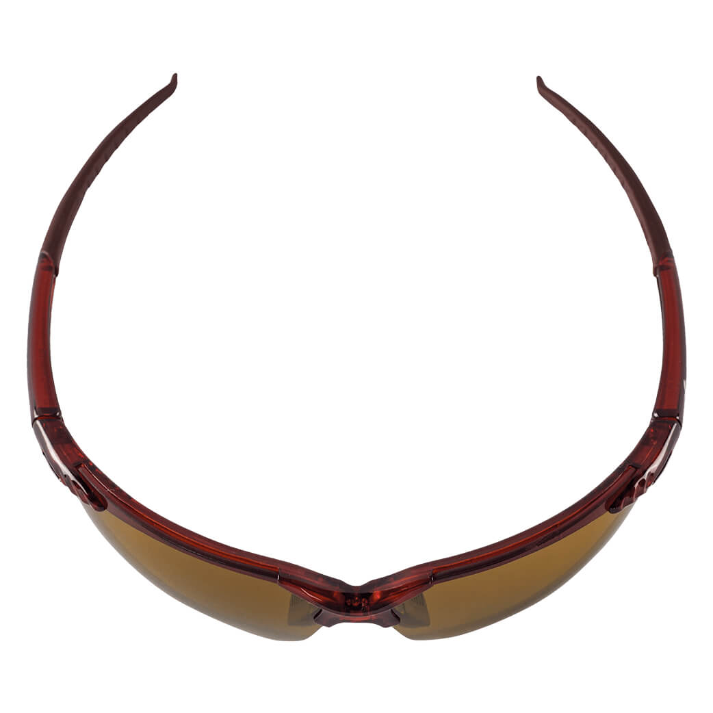 Bullhead Mojarra Safety Glasses with Crystal Brown Frame and Polarized Precision Brown Lens-Safety Glasses USA-6