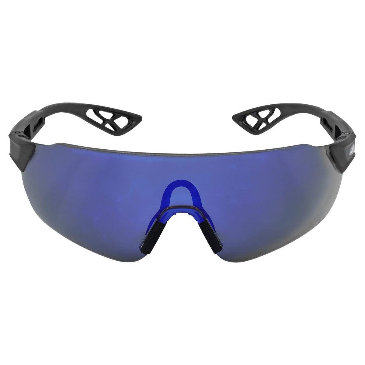 Bullhead Tetra Safety Glasses with Blue Mirror Anti-Fog Lens-BH869AF-Safety Glasses USA-2