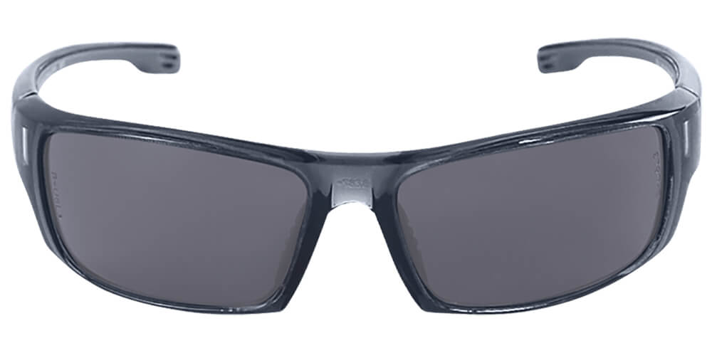 Bullhead Dorado Safety Glasses with Crystal Smoke Frame and Smoke Anti-Fog Lens