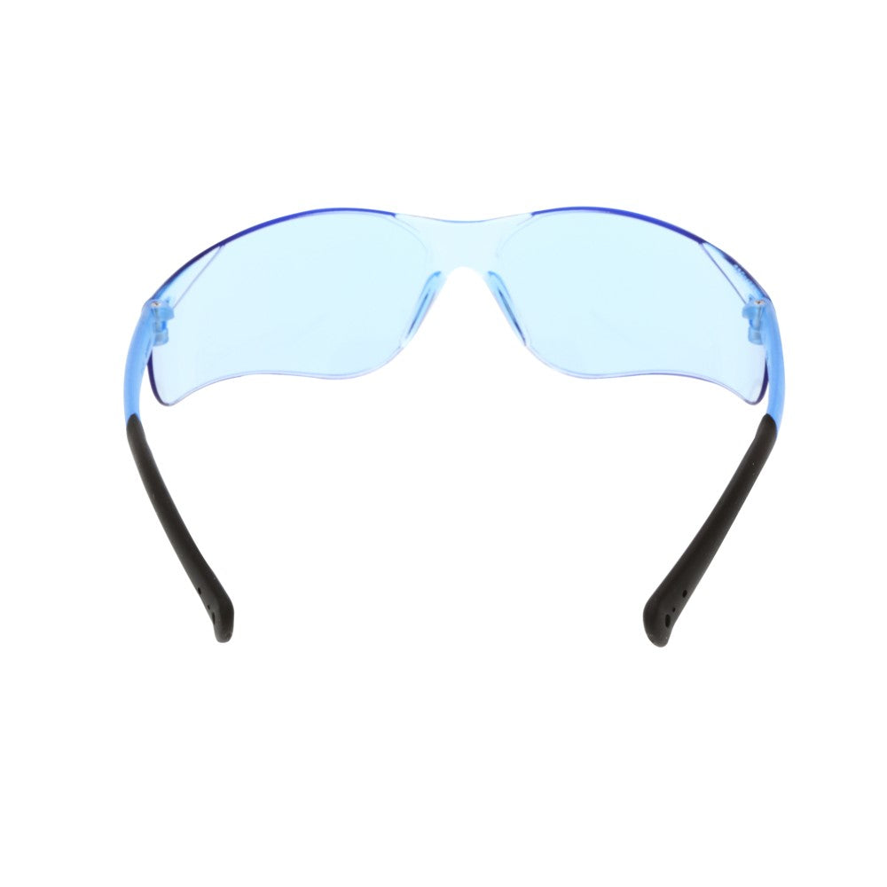 MCR Safety BearKat BK1 Safety Glasses with Light Blue Lenses Nose Bridge View