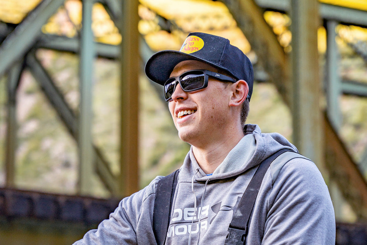 Detour Breach Reader Safety Glasess Matte Black with Jet Black Polarized Lenses