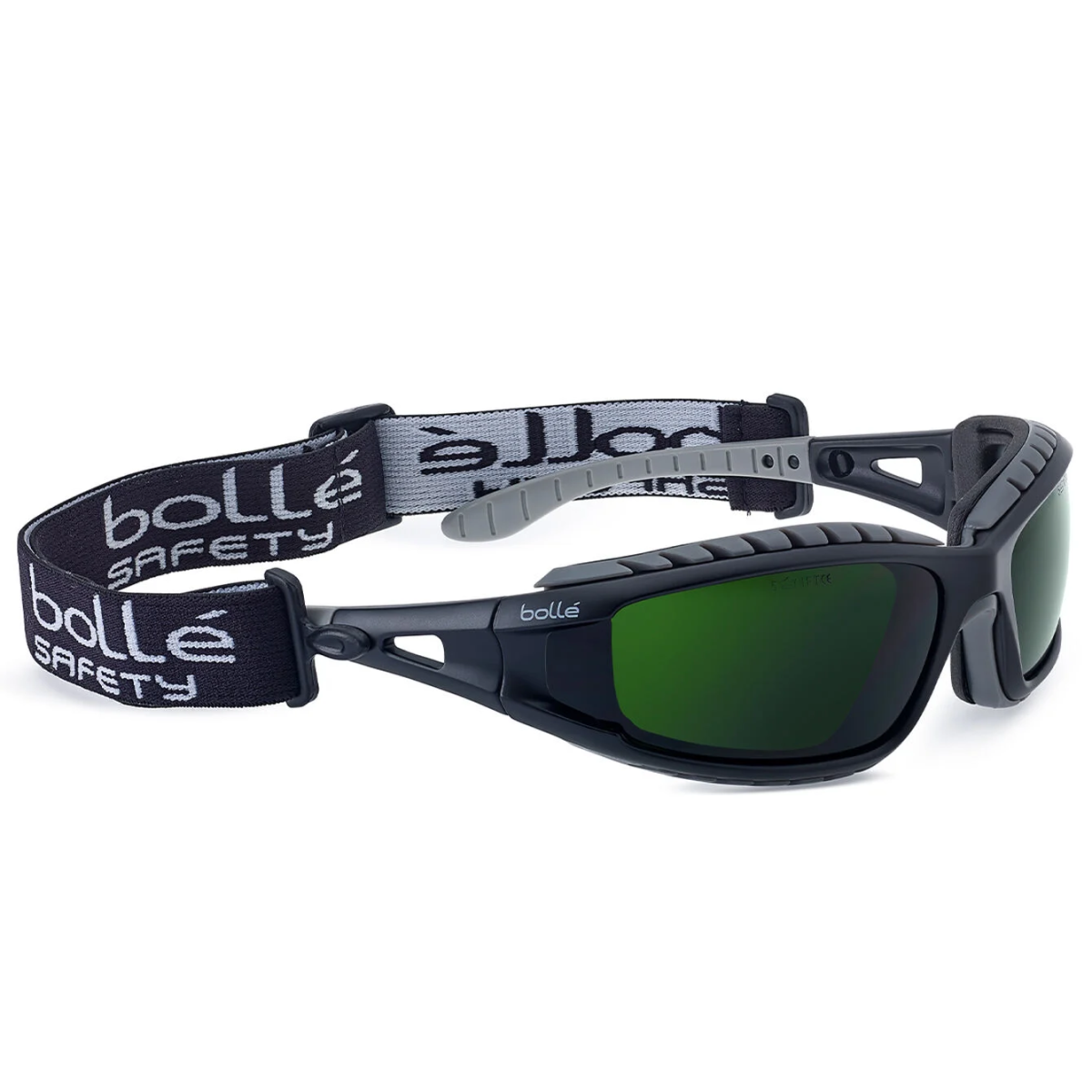 Bolle 40089 Tracker Safety Glasses with Black Frame and IR Shade 5 Lenses