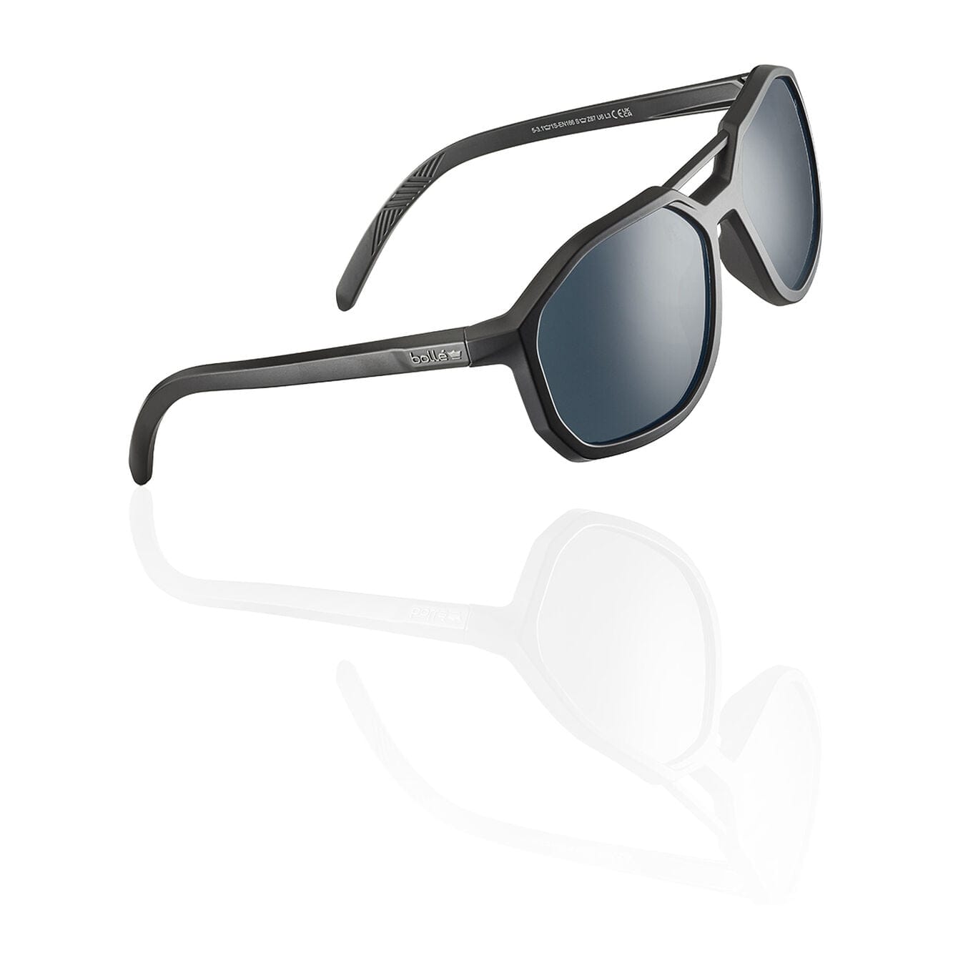 Bolle Altus Safety Sunglasses with Black Frame and Anti-Fog Lenses