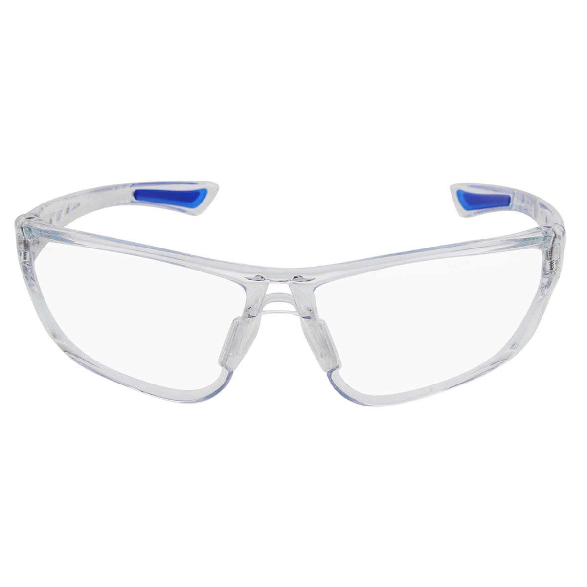Bouton Recon Safety Glasses with Clear Temple and Clear Anti-Fog Lens Front