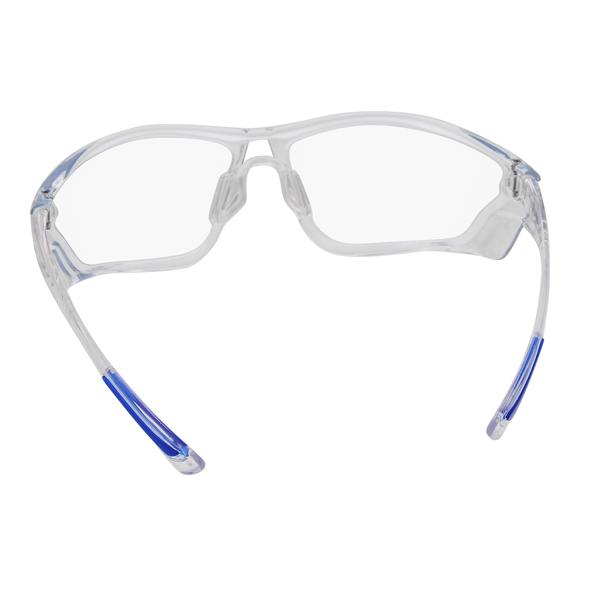 Bouton Recon Safety Glasses with Clear Temple and Clear Anti-Fog Lens Nose Bridge