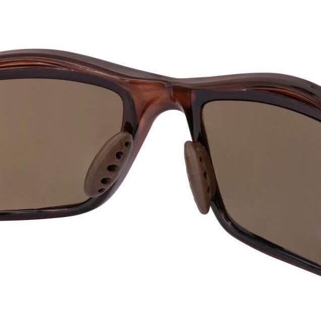 Crossfire Infinity Safety Glasses with Crystal Brown Frame and HD Brown Mirror Lens-CF-2117-Safety Glasses USA-6