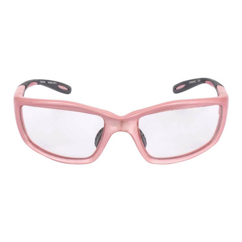 Crossfire Infinity Safety Glasses with Pearl Pink Frame and Clear Lens-CF-2254-Safety Glasses USA-2