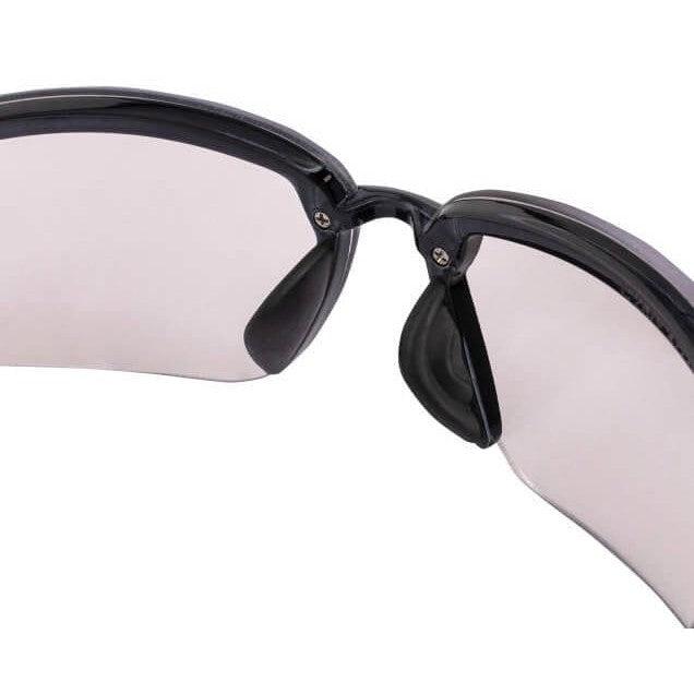 Crossfire ES5 Safety Glasses Black with I/O Mirror Lens