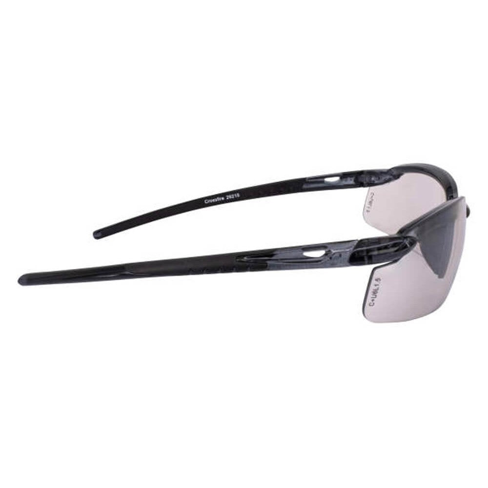 Crossfire ES5 Safety Glasses with Matte Black Frame and Indoor/Outdoor Lens-CF-29215-Safety Glasses USA-6