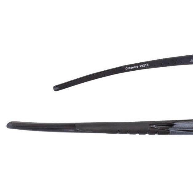 Crossfire ES5 Safety Glasses Black with I/O Mirror Lens