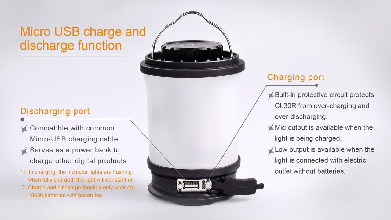 Fenix CL30R LED Camping Lantern