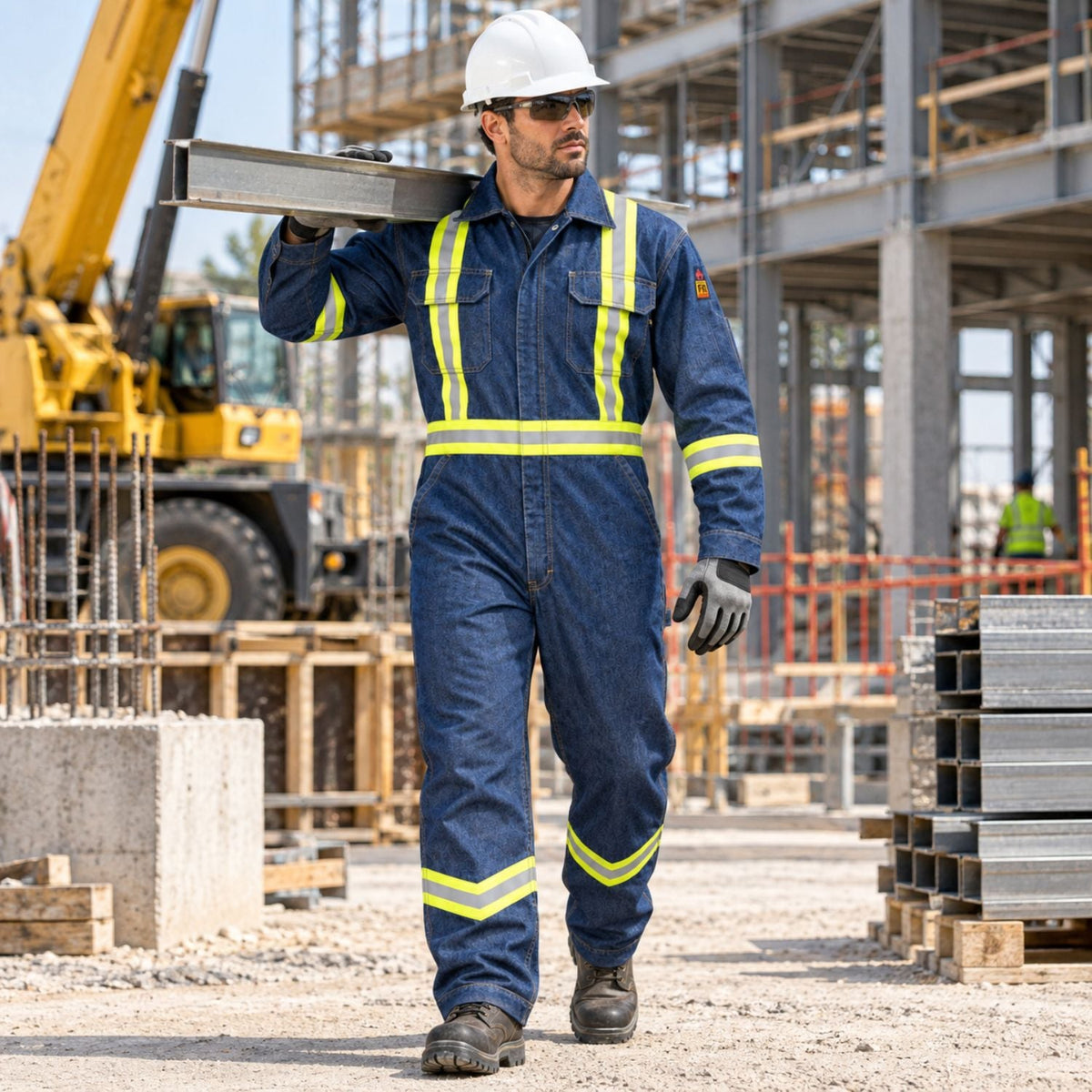 Just In Trend Flame-Resistant High-Visibility Coveralls