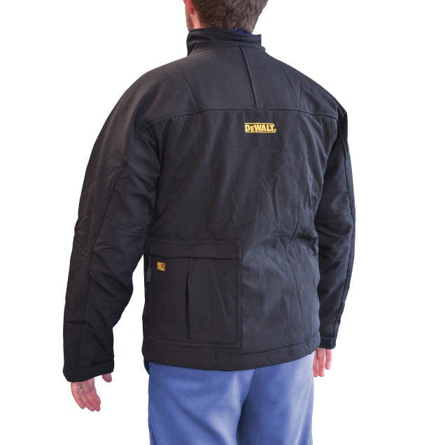 DEWALT Heated Soft Shell Coat Black Without Battery--Safety Glasses USA-5