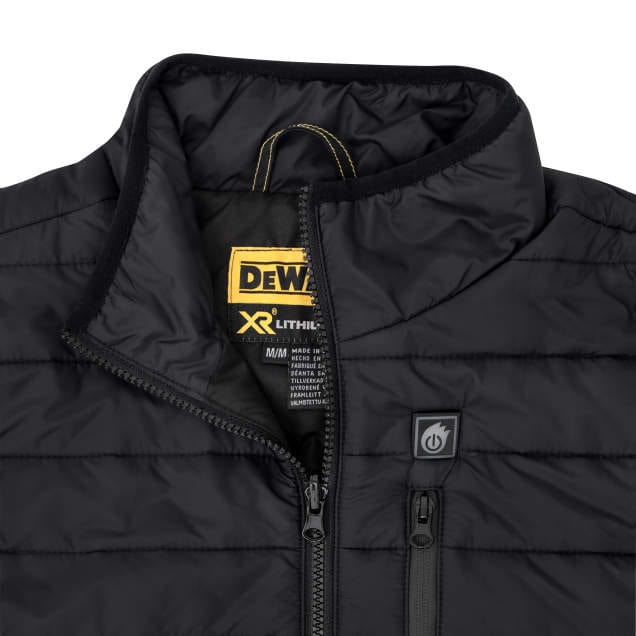 DEWALT Men's Heated Lightweight Puffer Vest With Battery--Safety Glasses USA-5