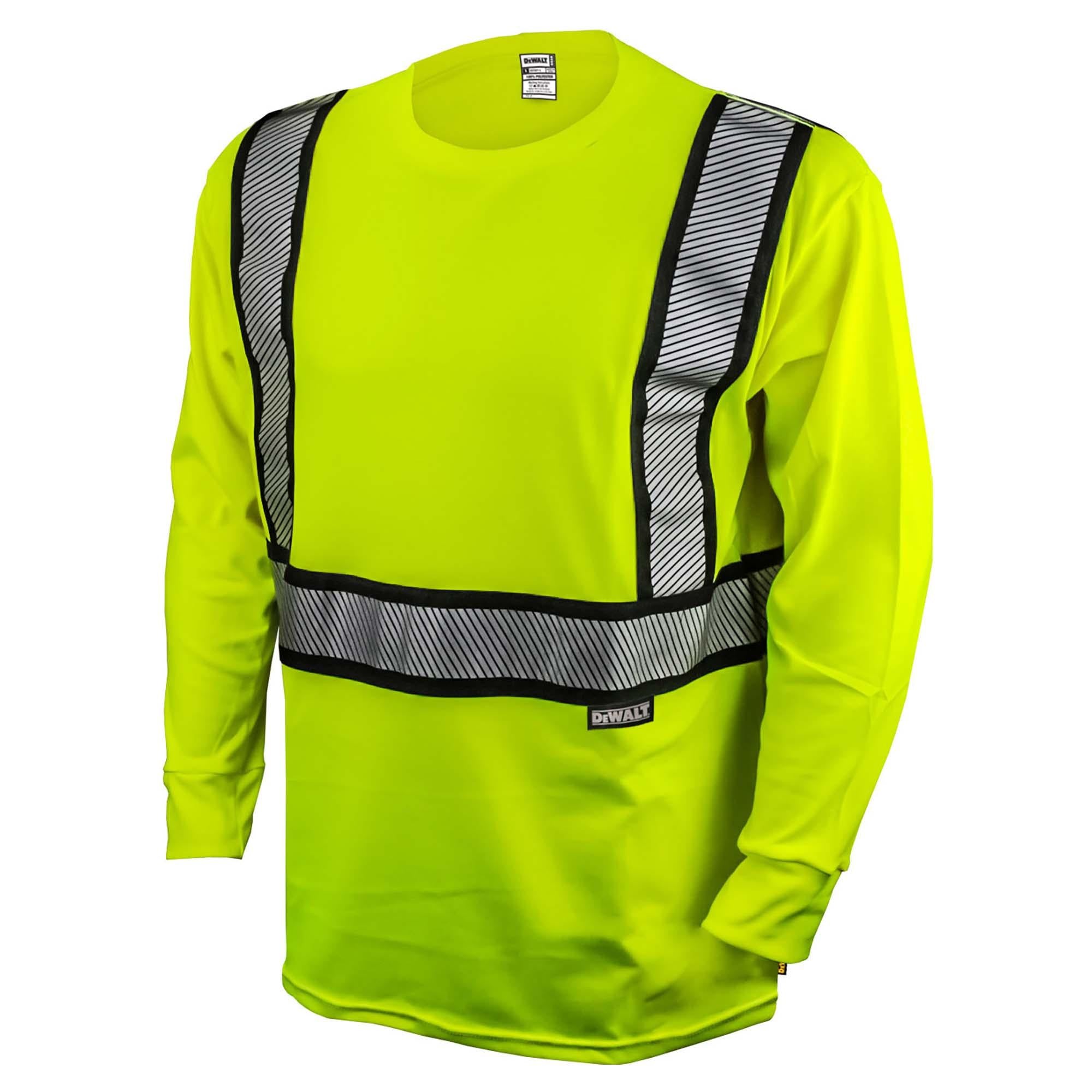 DEWALT DST911 Type R Class 2 Long Sleeve Modacrylic FR Safety Shirt Front