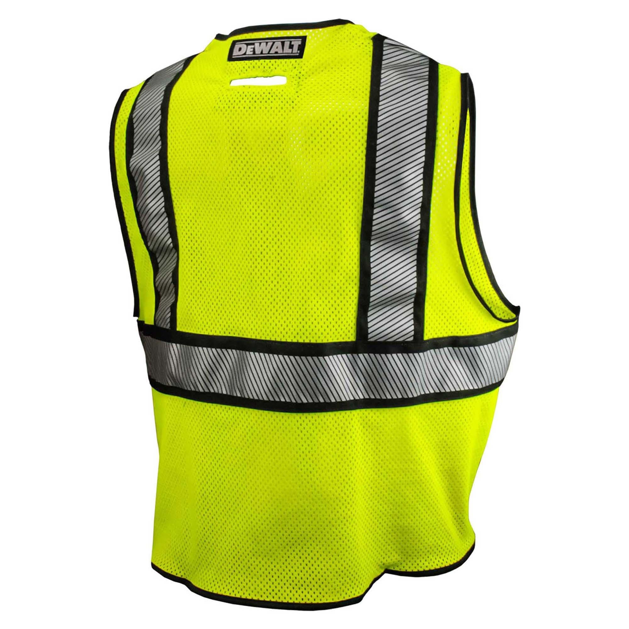 Dewalt DSV971 Type R Class 2 Modacrylic FR Mesh Safety Vest Rear