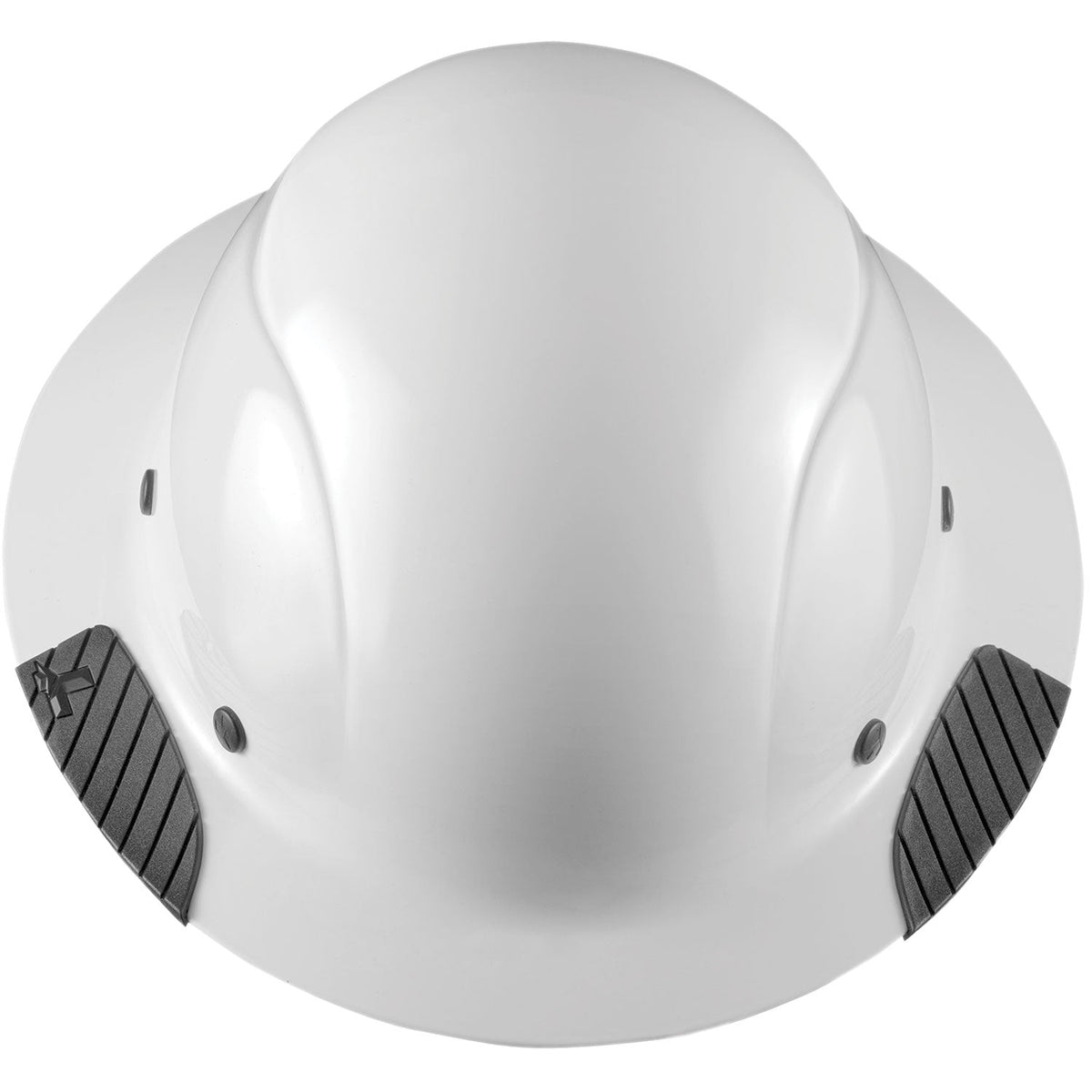 Lift Safety DAX Carbon Fiber White Full Brim Hardhat