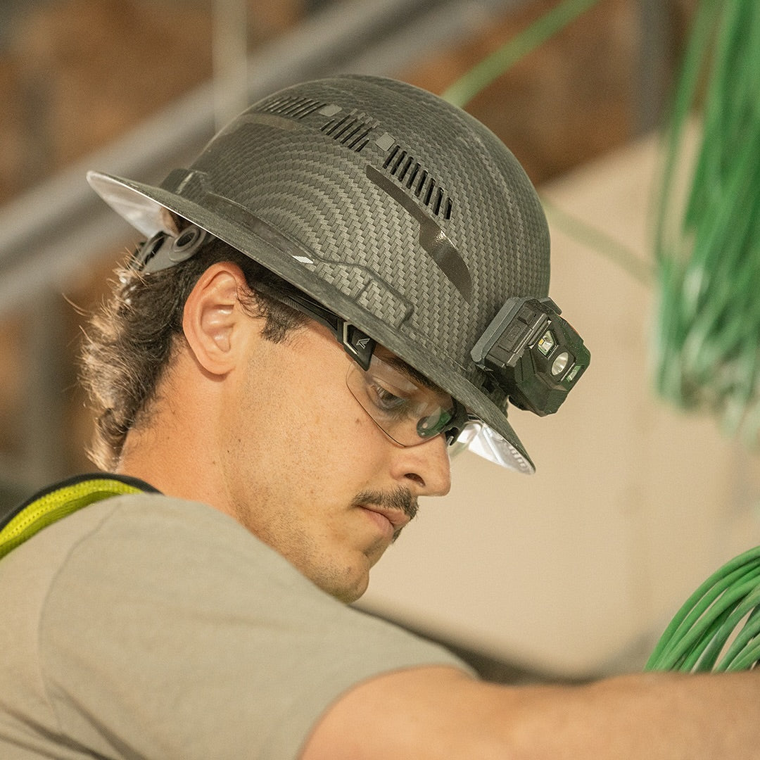 Edge Khor G2 Safety Glasses Black Frame with Clear Anti-Fog Lenses Worker 2