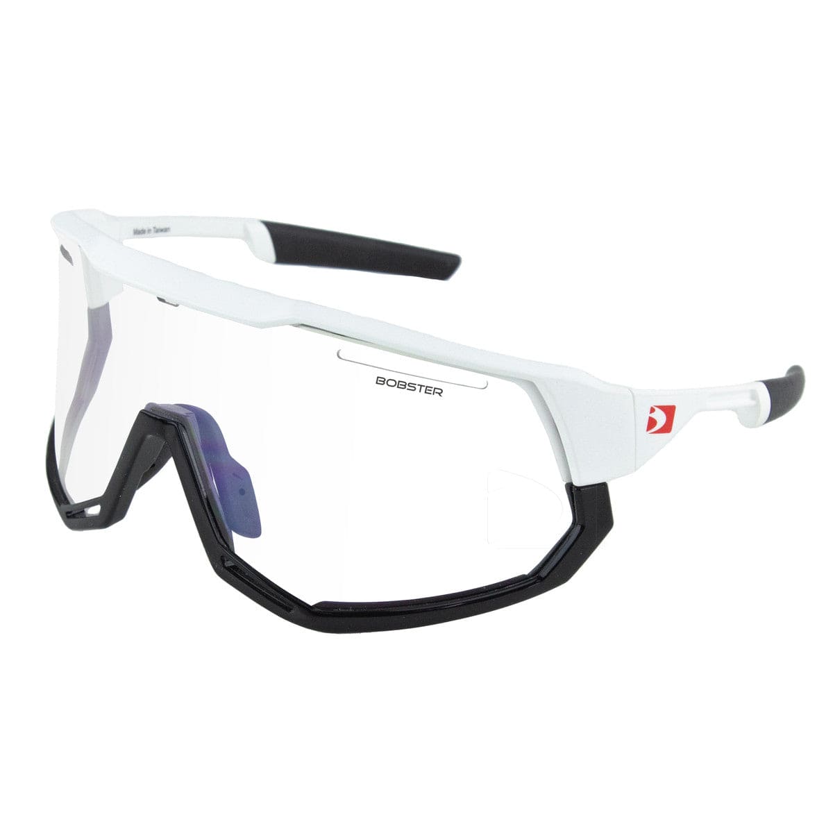 Bobster Freewheel Cycling Sunglasses shown with Clear lens installed