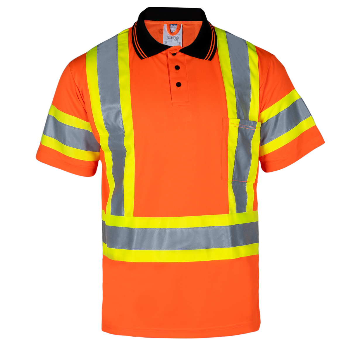 Jorestech Hi-Vis X-Back Reflective Two-Tone Safety Polo Shirt