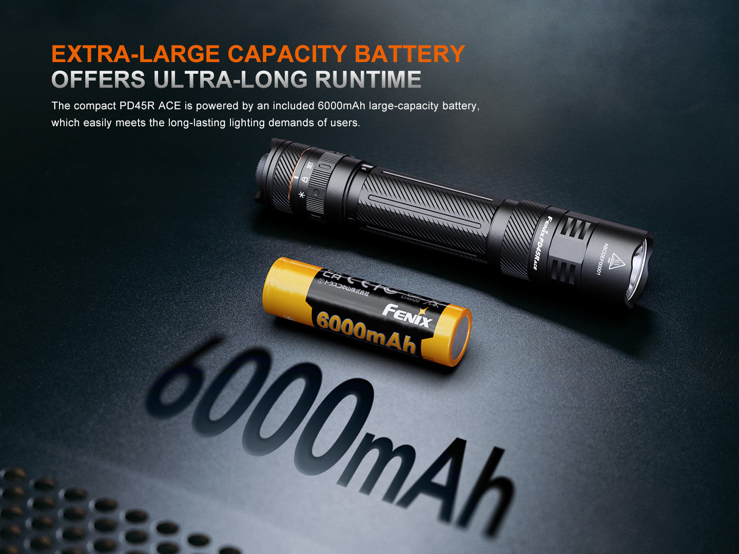Fenix PD45R ACE Multi-Mode Tactical Flashlight-Safety Glasses USA-11