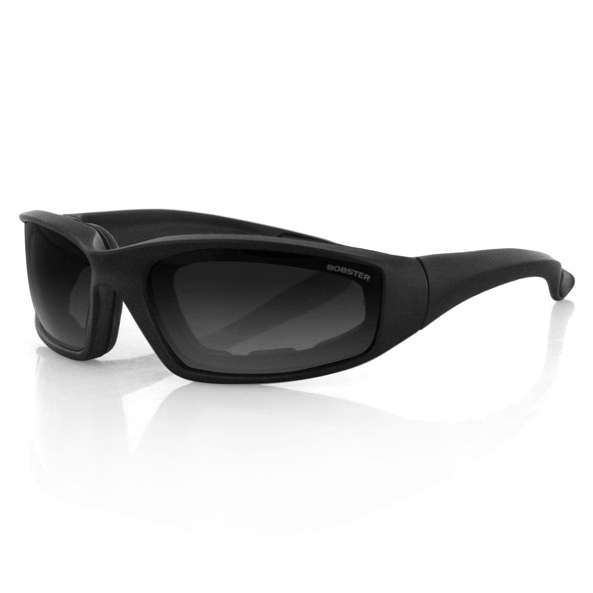 Bobster Foamerz 2 Safety Sunglasses with Black Frame and Anti-Fog Smoke Lens