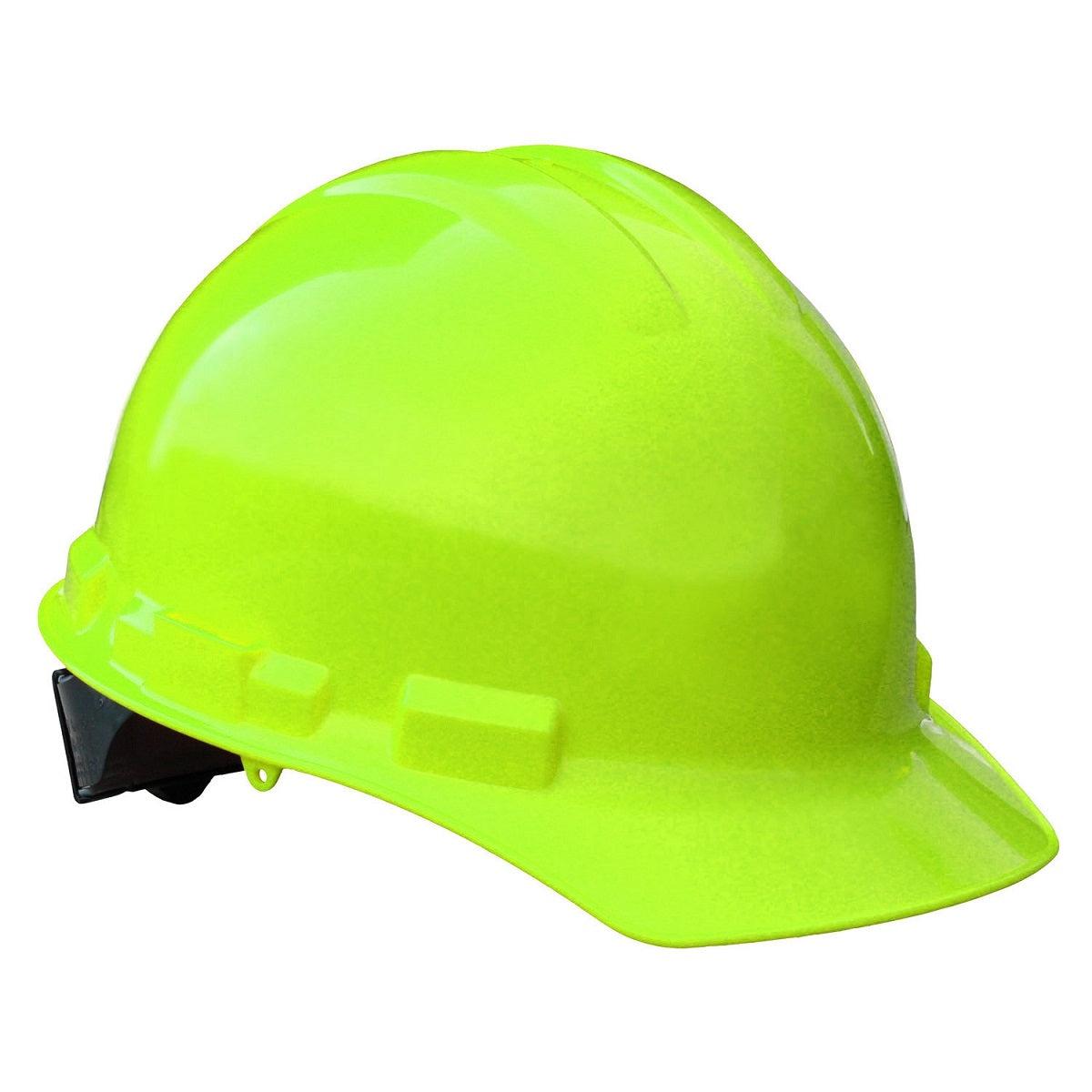 Radians Granite Cap Style Hard Hat 6 Point Ratchet Suspension Made in USA-Hi-Viz Green-GHR6-GREEN-HI-VIZ-Safety Glasses USA-8