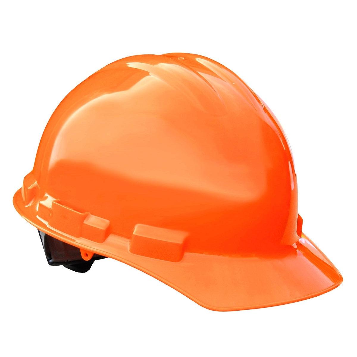 Radians Granite Cap Style Hard Hat 6 Point Ratchet Suspension Made in USA-Hi-Viz Orange-GHR6-ORANGE-HI-VIZ-Safety Glasses USA-9