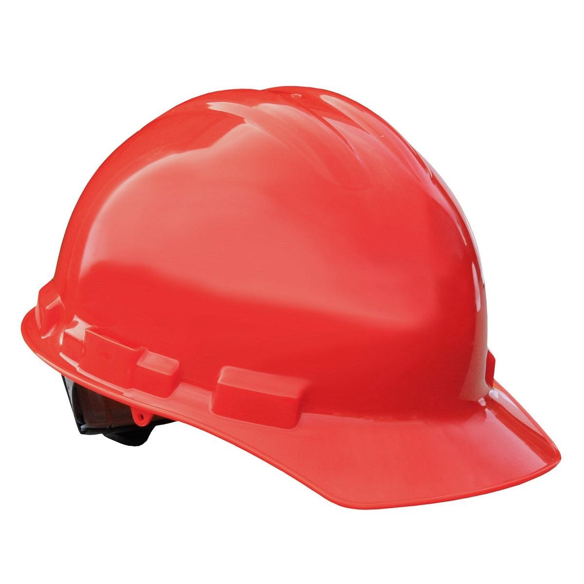 Radians Granite Cap Style Hard Hat 6 Point Ratchet Suspension Made in USA-Red-GHR6-RED-Safety Glasses USA-11